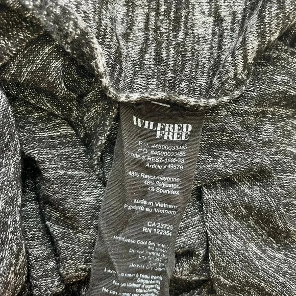 Aritzia Wilfred Free space dye Split Open Back Sweater top size  small - Picture 3 of 4